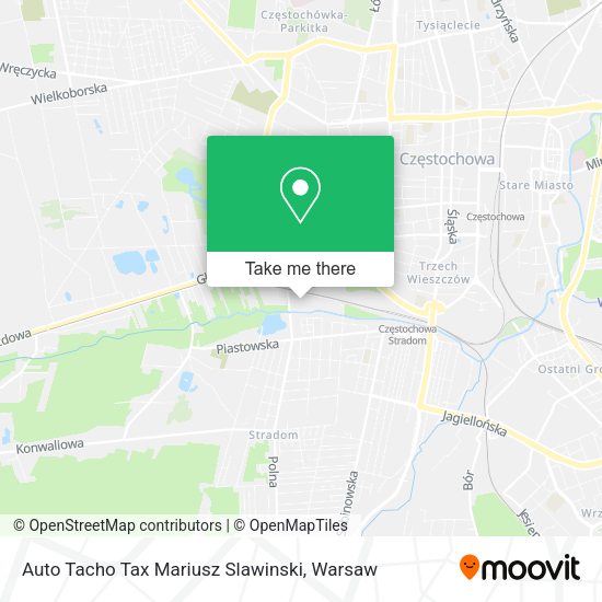 Auto Tacho Tax Mariusz Slawinski map