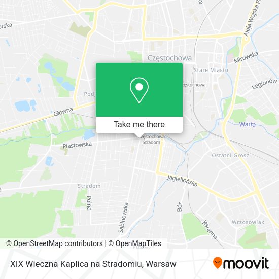 XIX Wieczna Kaplica na Stradomiu map