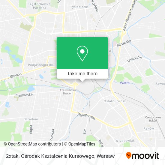 2xtak. Ośrodek Kształcenia Kursowego map