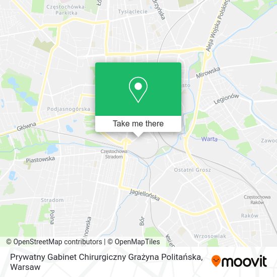 Prywatny Gabinet Chirurgiczny Grażyna Politańska map