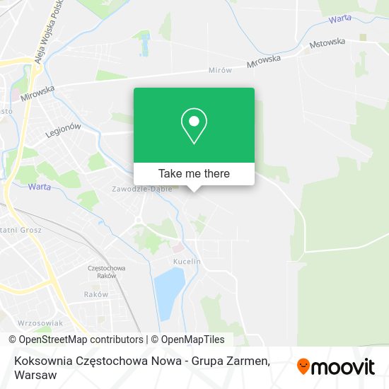 Koksownia Częstochowa Nowa - Grupa Zarmen map