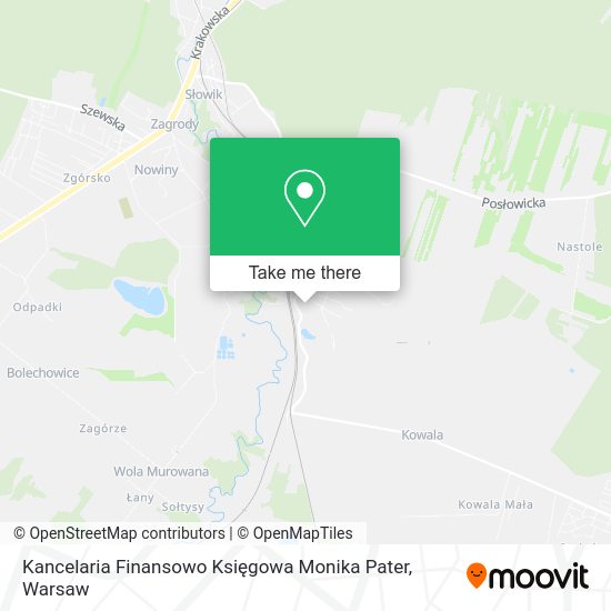 Kancelaria Finansowo Księgowa Monika Pater map