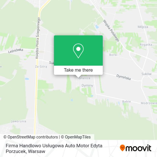 Firma Handlowo Usługowa Auto Motor Edyta Porzucek map