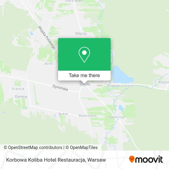 Korbowa Koliba Hotel Restauracja map