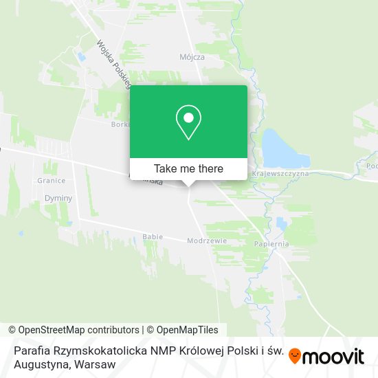 Parafia Rzymskokatolicka NMP Królowej Polski i św. Augustyna map