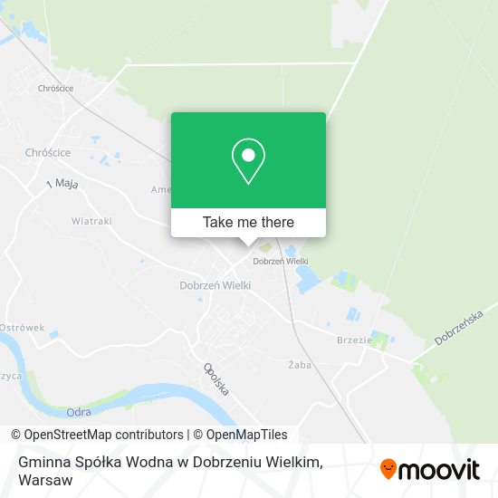 Gminna Spółka Wodna w Dobrzeniu Wielkim map