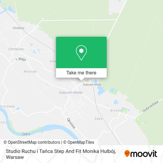 Studio Ruchu i Tańca Step And Fit Monika Hulbój map