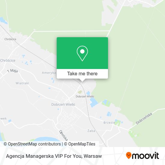 Agencja Managerska VIP For You map