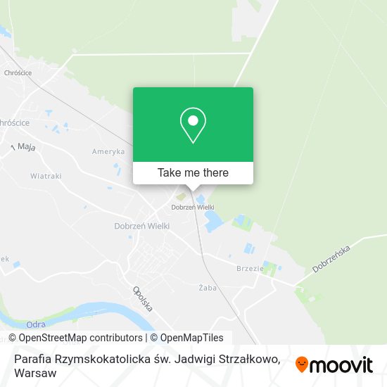 Parafia Rzymskokatolicka św. Jadwigi Strzałkowo map