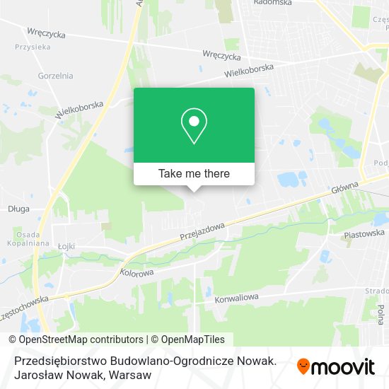 Przedsiębiorstwo Budowlano-Ogrodnicze Nowak. Jarosław Nowak map