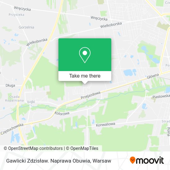 Gawlicki Zdzisław. Naprawa Obuwia map