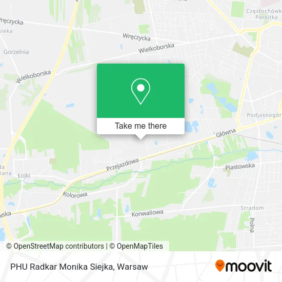 Карта PHU Radkar Monika Siejka
