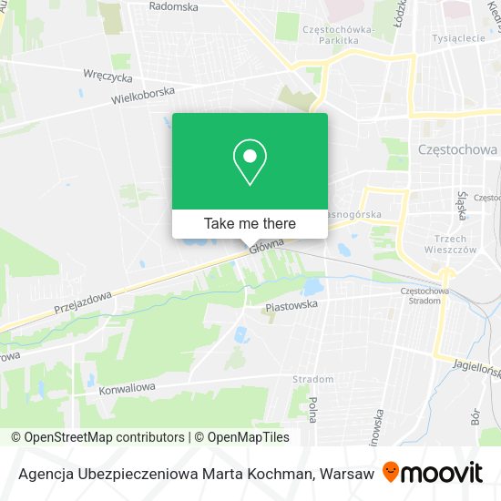 Agencja Ubezpieczeniowa Marta Kochman map