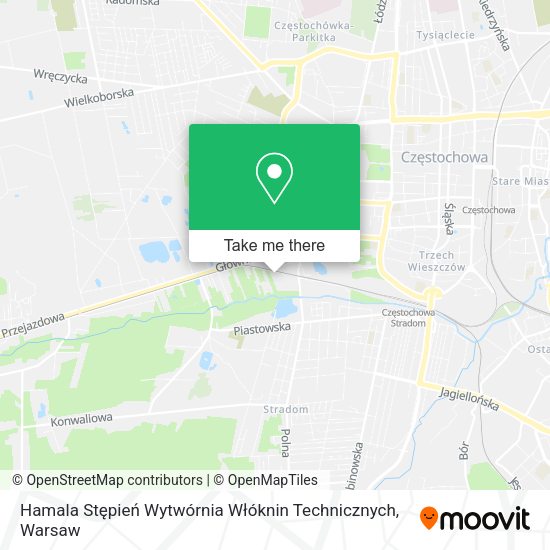 Hamala Stępień Wytwórnia Włóknin Technicznych map