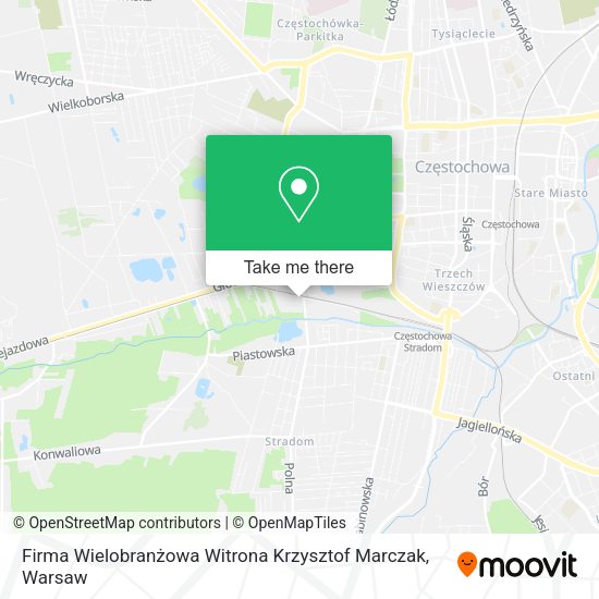 Firma Wielobranżowa Witrona Krzysztof Marczak map