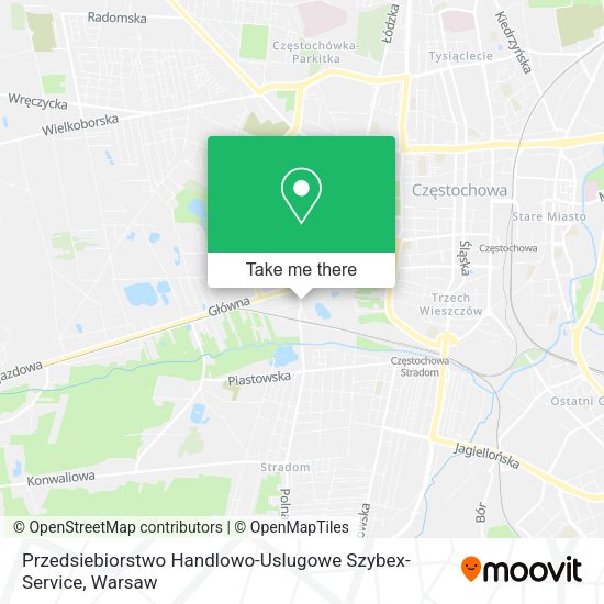 Przedsiebiorstwo Handlowo-Uslugowe Szybex-Service map