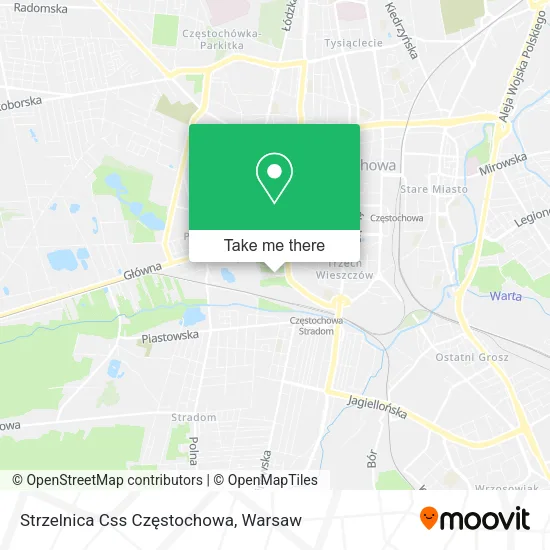 Карта Strzelnica Css Częstochowa