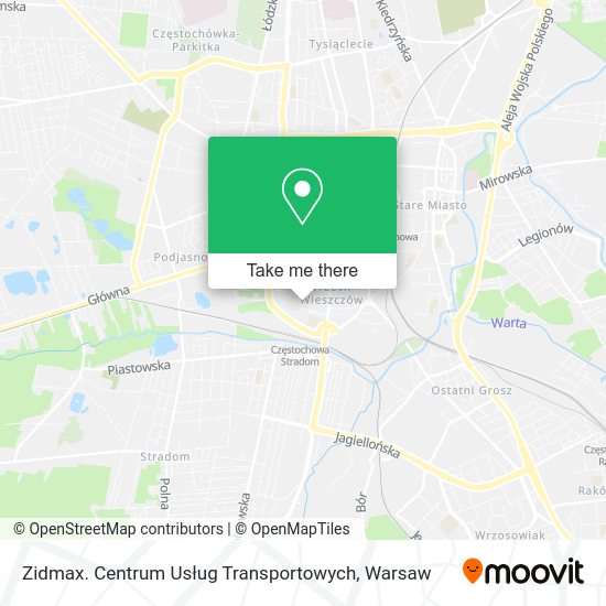 Zidmax. Centrum Usług Transportowych map