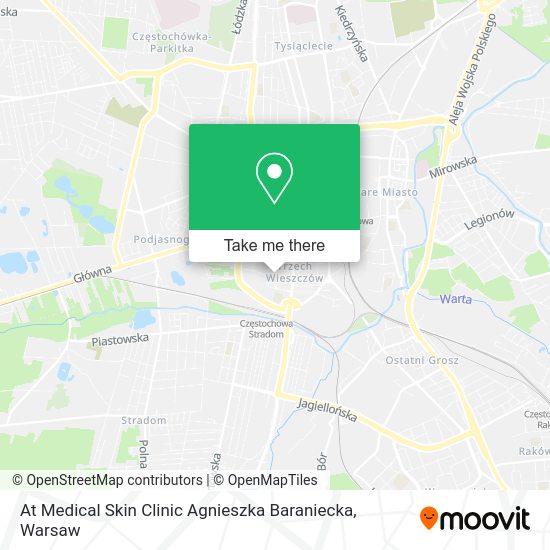 At Medical Skin Clinic Agnieszka Baraniecka map