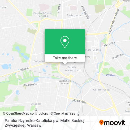 Parafia Rzymsko-Katolicka pw. Matki Boskiej Zwycięskiej map