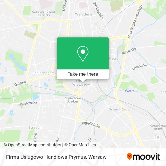 Карта Firma Uslugowo Handlowa Prymus