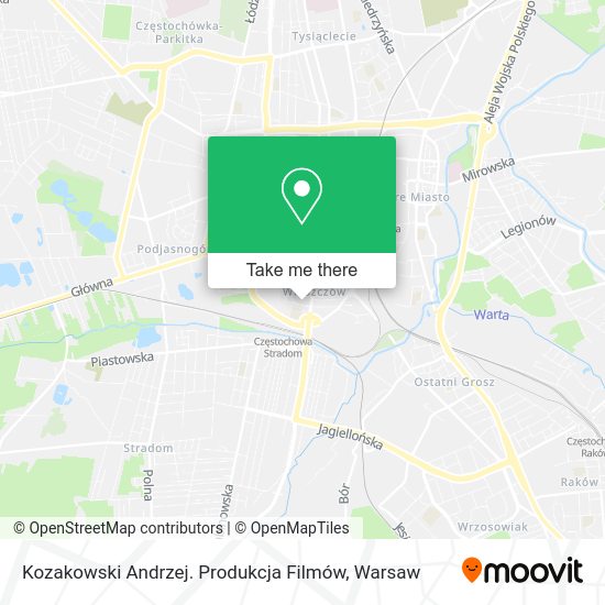 Kozakowski Andrzej. Produkcja Filmów map