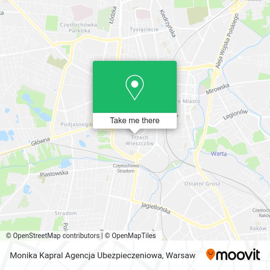 Monika Kapral Agencja Ubezpieczeniowa map