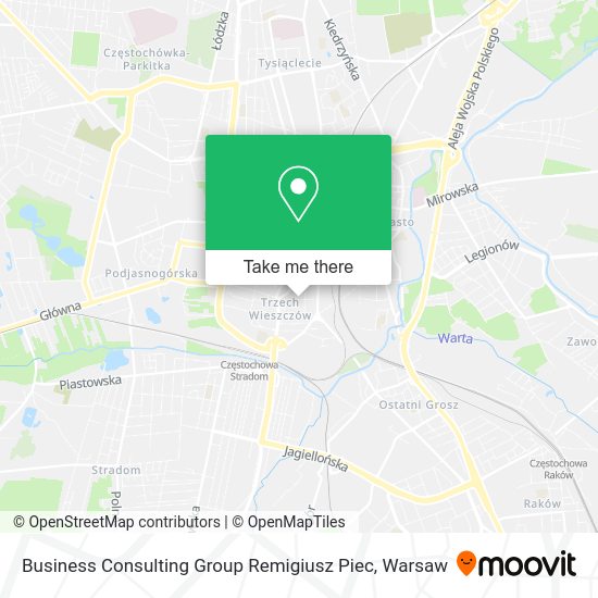 Business Consulting Group Remigiusz Piec map