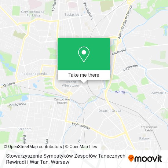 Stowarzyszenie Sympatyków Zespołów Tanecznych Rewiradi i War Tan map