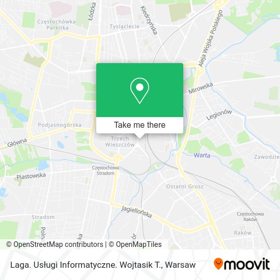 Laga. Usługi Informatyczne. Wojtasik T. map