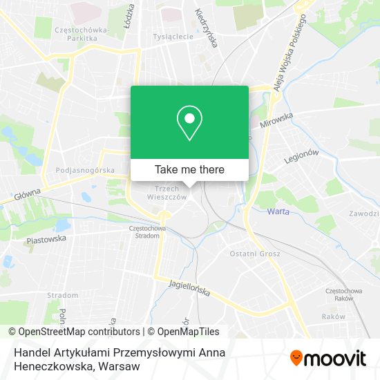 Handel Artykułami Przemysłowymi Anna Heneczkowska map