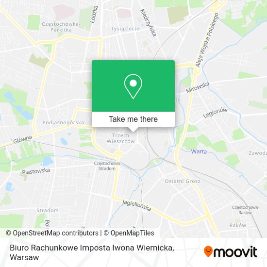 Biuro Rachunkowe Imposta Iwona Wiernicka map