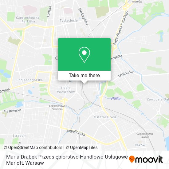 Maria Drabek Przedsiębiorstwo Handlowo-Usługowe Mariott map