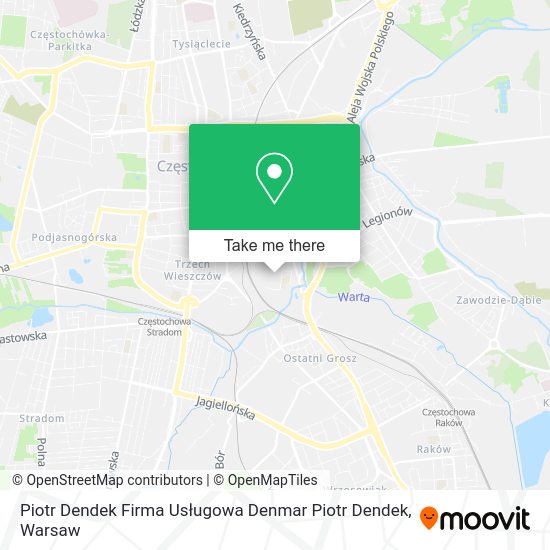 Piotr Dendek Firma Usługowa Denmar Piotr Dendek map