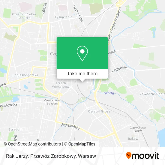 Карта Rak Jerzy. Przewóz Zarobkowy