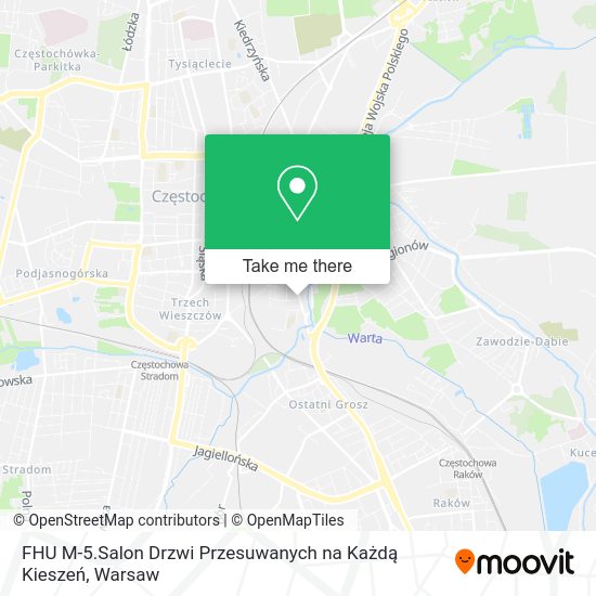 FHU M-5.Salon Drzwi Przesuwanych na Każdą Kieszeń map