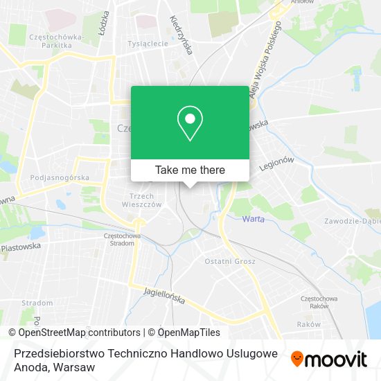 Przedsiebiorstwo Techniczno Handlowo Uslugowe Anoda map