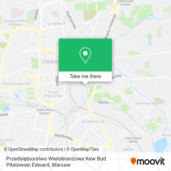 Przedsiębiorstwo Wielobranżowe Kew Bud Piłatowski Edward map