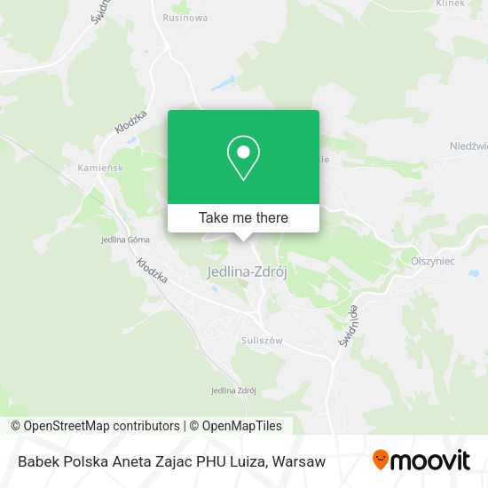 Babek Polska Aneta Zajac PHU Luiza map