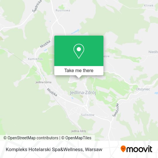 Kompleks Hotelarski Spa&Wellness map