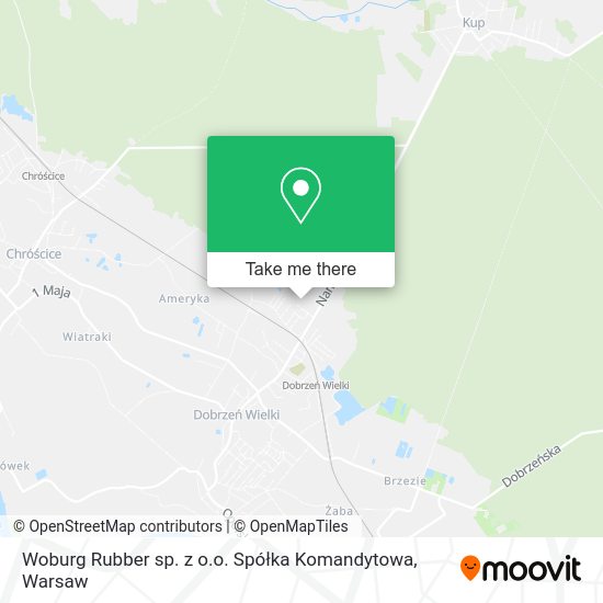 Карта Woburg Rubber sp. z o.o. Spółka Komandytowa