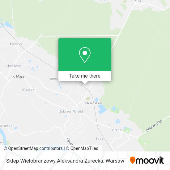 Sklep Wielobranżowy Aleksandra Żurecka map