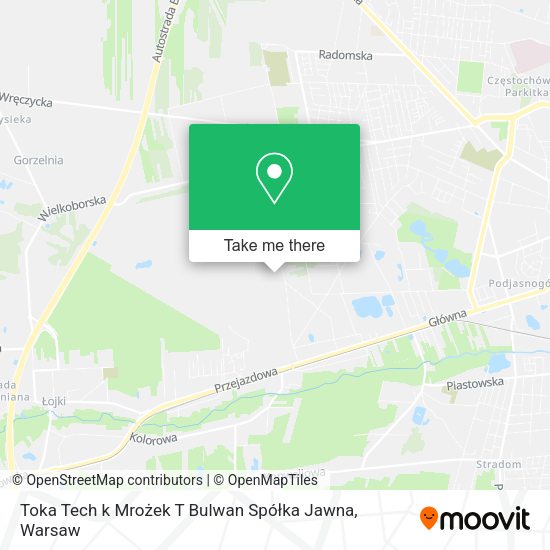 Toka Tech k Mrożek T Bulwan Spółka Jawna map