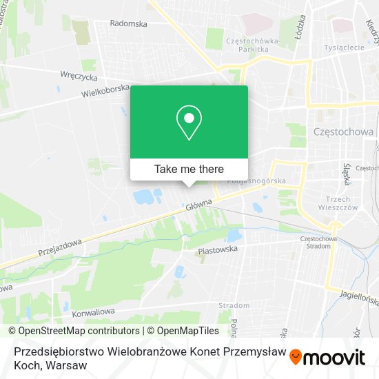 Przedsiębiorstwo Wielobranżowe Konet Przemysław Koch map