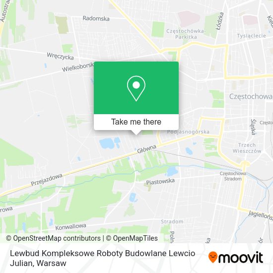 Карта Lewbud Kompleksowe Roboty Budowlane Lewcio Julian