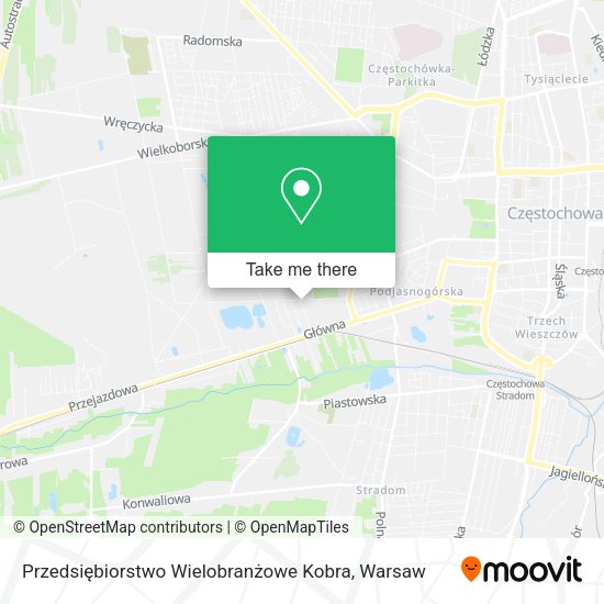 Карта Przedsiębiorstwo Wielobranżowe Kobra