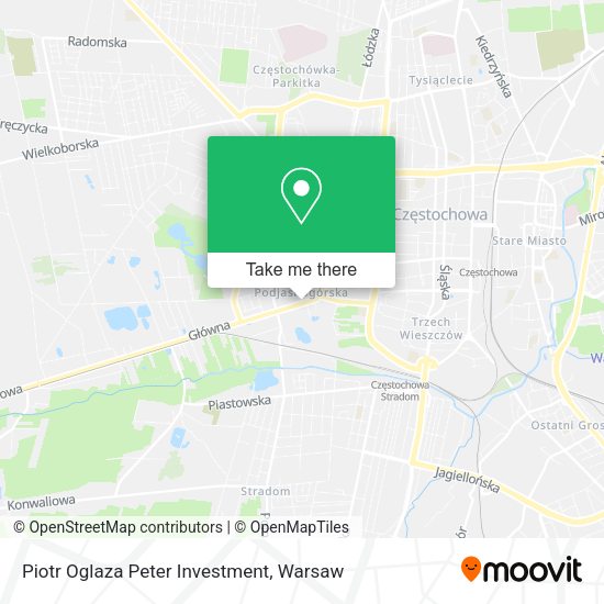 Piotr Oglaza Peter Investment map