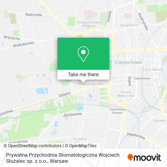 Prywatna Przychodnia Stomatologiczna Wojciech Służalec sp. z o.o. map