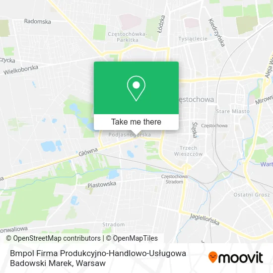 Bmpol Firma Produkcyjno-Handlowo-Usługowa Badowski Marek map