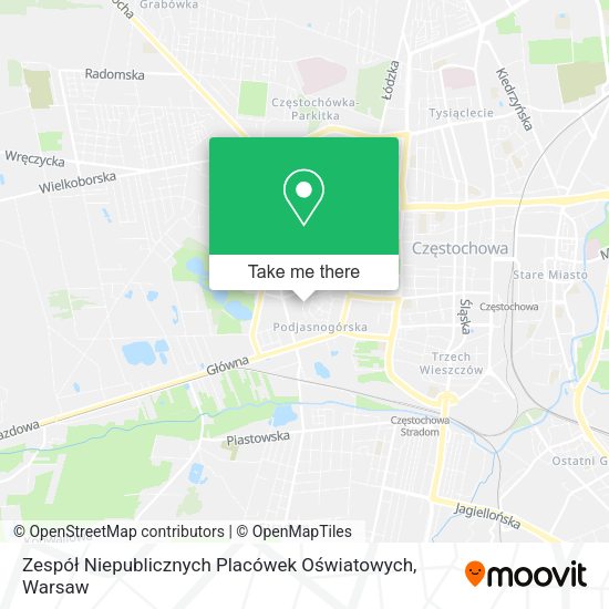 Zespół Niepublicznych Placówek Oświatowych map